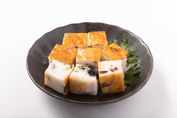 蒸し焼きかまぼこ　たこ　わかめ焼き