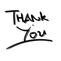 Elegant Handwritten Thanks for Your Support