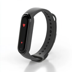 Stylish and Modern Fitness Tracker on white background