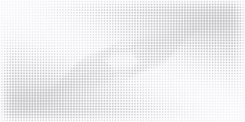 Black halftone pattern on white background. Linear halftone background. Vector illustration isolated on white background. vector