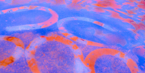 horseshoe abstract background