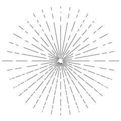 Obraz premium icon of sunburst