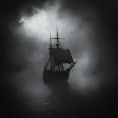 Fototapeta premium ship in the sea