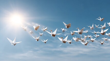 Fototapeta premium flock of birds