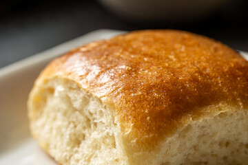 Close-up of fresh dinner roll