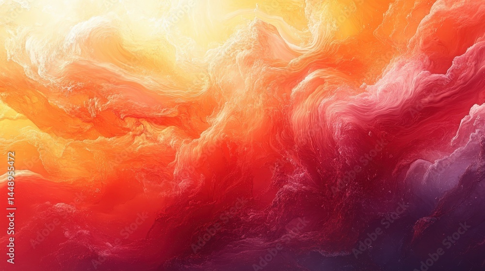 Poster abstract dynamic background design featuring flowing shapes and vibrant gradients
