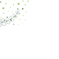 Minimalist Leaves Dotted