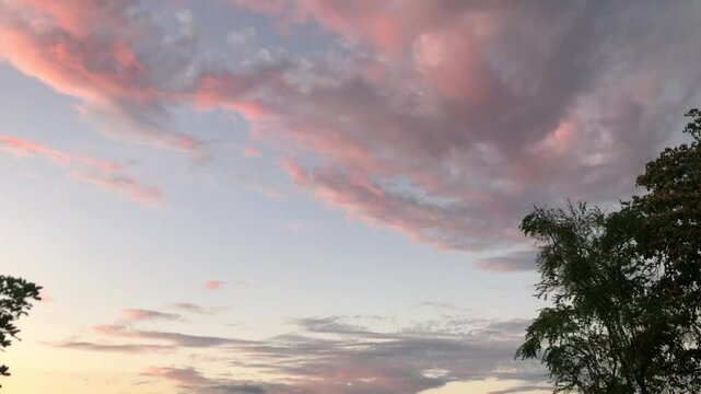 time lapse clouds