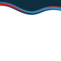 Header Modern Wavy Vector