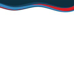 Header Modern Wavy Vector