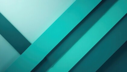 Obraz premium Geometric abstract wallpaper, bold teal and gray design, bold, gray