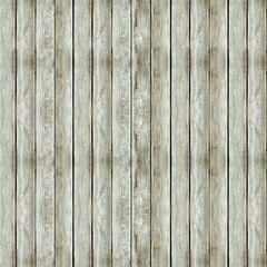 Naklejka premium Light neutral wooden planks with vertical boards, soft beige-gray tones, and subtle weathering. Clean rustic background ideal for minimalist design, mockups, architecture, and neutral layouts.