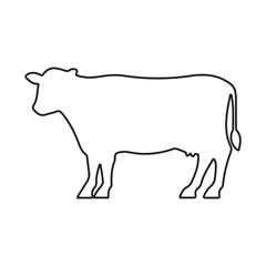 cow line icon