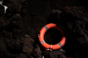 Red ring life buoy