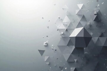 Subtle grayscale triangle pattern, minimalist aesthetic, wallpaper, architecture