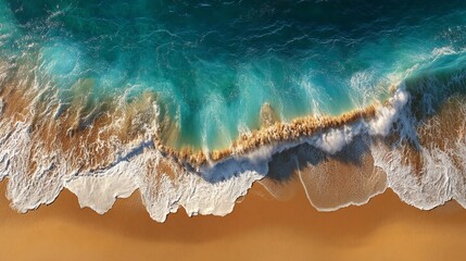 Fototapeta premium Stunning coastal waves