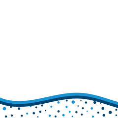 Dotted Footer Shape Minimalist