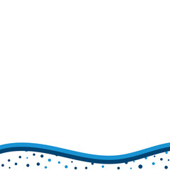 Dotted Footer Shape Minimalist