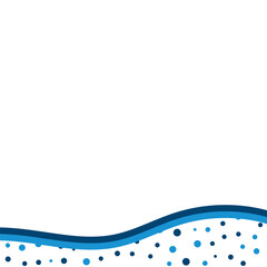 Dotted Footer Shape Minimalist