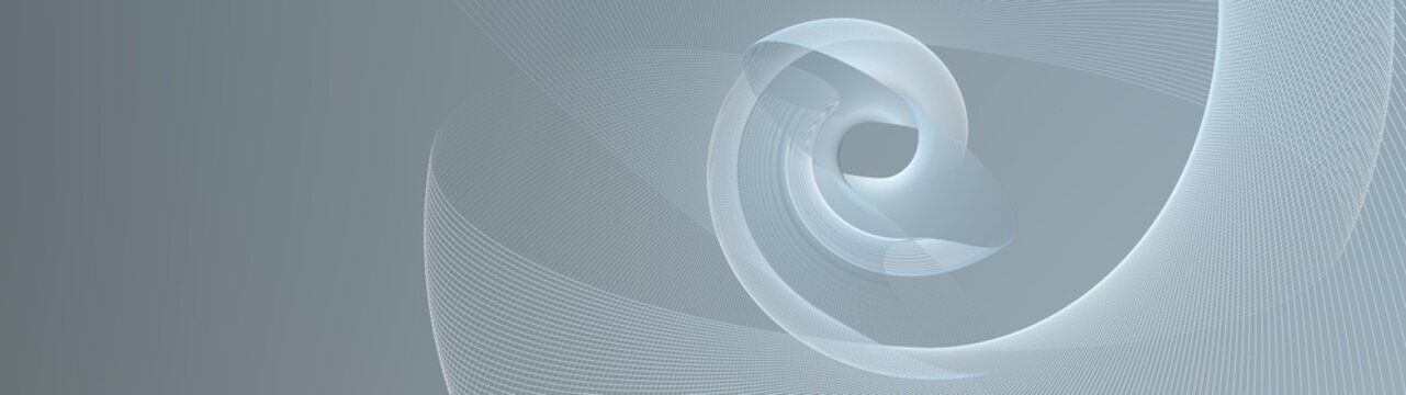 Abstract composition of white threads.
