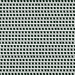 Horizontal rows with hourglass patterns