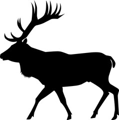 deer silhouette vector