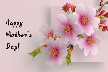 Mother's Day concept, Happy Mother's Day