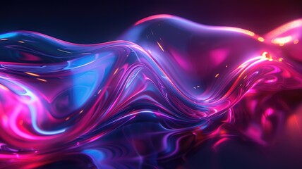 Wonderful picture of colorful light sparkling particles scattered across space background, create abstract bokeh effect perfect for designs that aim to evoke a sense of energetic and fantasy. AIG53.