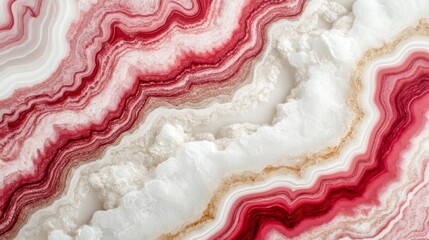 Stunning Red and White Marble Texture Design on red background