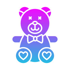 Fototapeta premium Teddy bear Icon