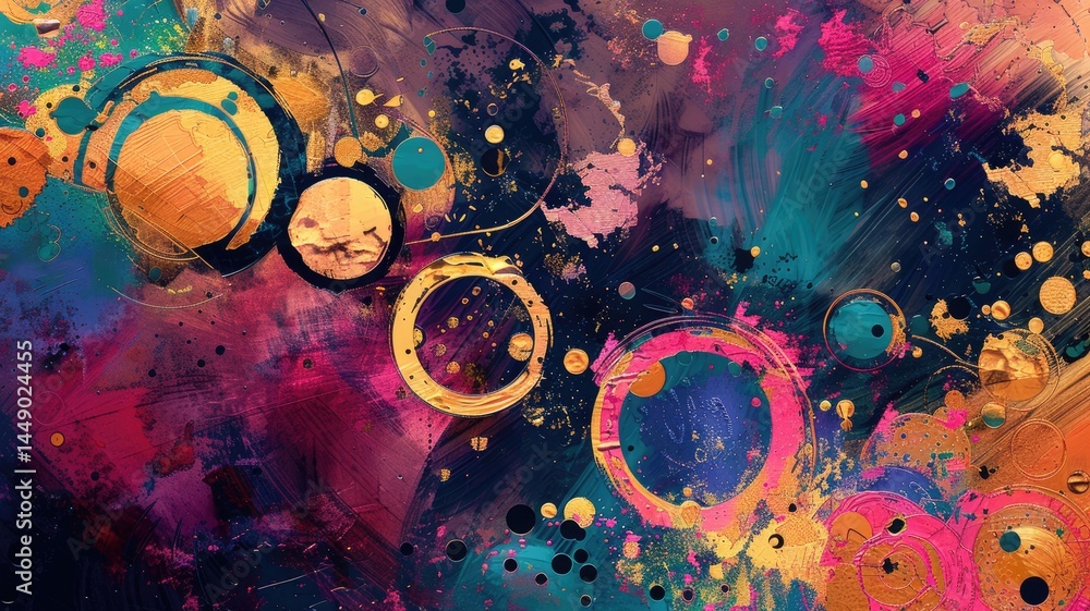 Poster abstract vivid colorful wave flowing express energetic texture. seamless texture of vividness curve 