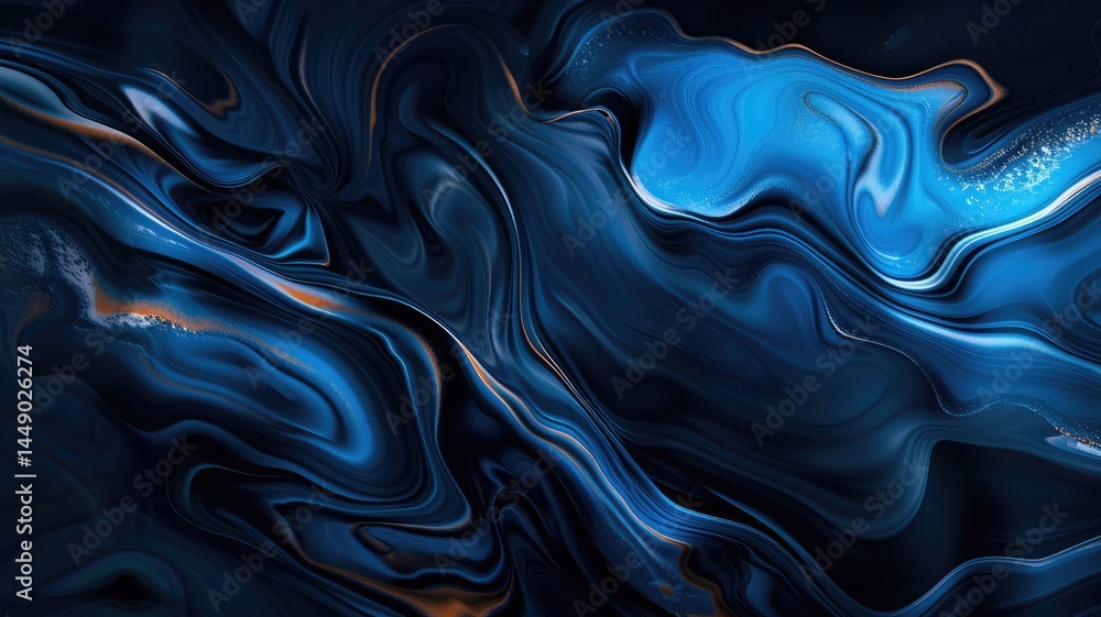 Aufkleber abstract vivid color wave flowing express the energetic signal. seamless texture of vividness curve 
