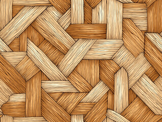 Wooden Parquet Style Texture