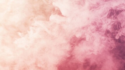 Fototapeta premium Abstract pastel smoke patterns in soft pink and peach tones.