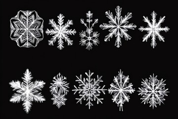 Unique Snowflake Collection Winter Designs