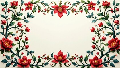 Intricate floral damask, elegant scrolls and leaves , luxury, background, seamless