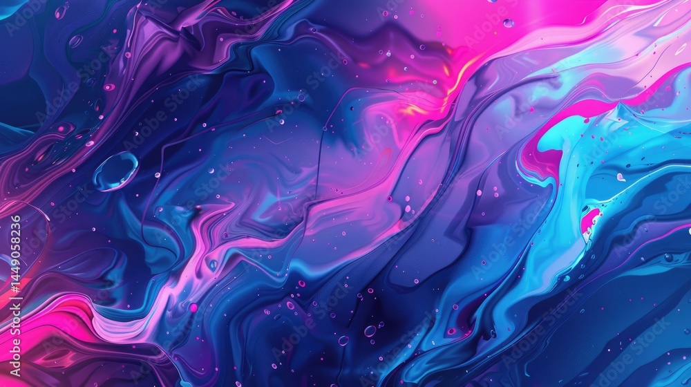 Aufkleber abstract vivid colorful wave flowing express energetic texture. seamless texture of vividness curve 