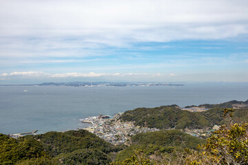 千葉県南部の青が美しい海と空