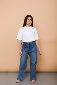 Full body woman portrait