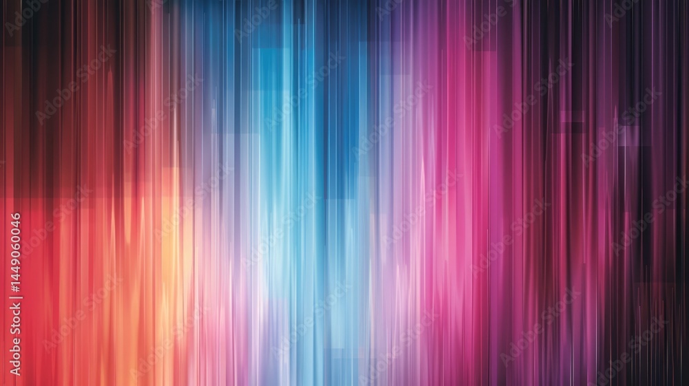 Poster this vibrant digital background features colorful vertical lines, perfect for website design. ideal 