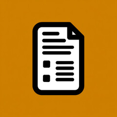 vector document icon. Generative AI