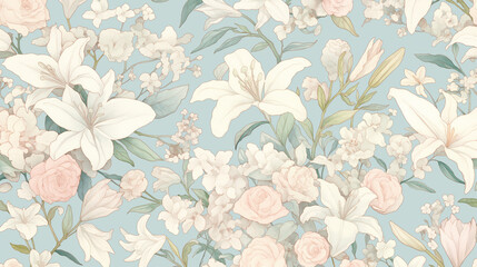 seamless floral background