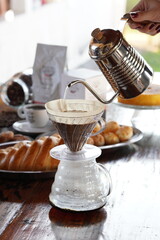 cup of coffee and cake