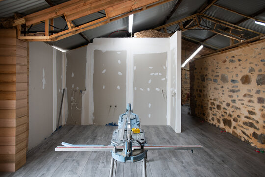 Renovation in Progress: Modernizing a Rustic Barn