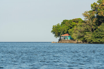 House on a tropical island
