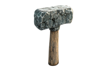 Construction sledgehammer isolated on transparent background
