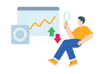 Business Data Analysis Illustration