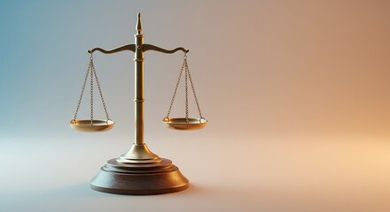 Scales of Justice Symbolizing Fairness and Legal Balance