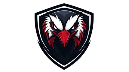 Obraz premium Eagle Logo Shield Design