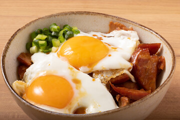 焼豚玉子飯